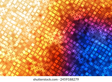 Azul claro, fondo de Vector amarillo con rectángulos. Ilustración de degradado Abstractas con rectángulos. Diseño inteligente para su anuncio de negocios.