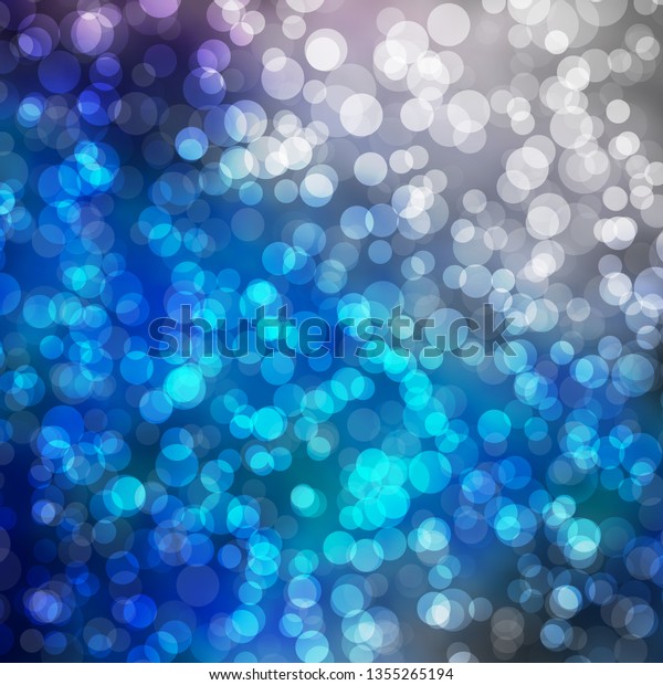 Light Blue Yellow Vector Background Circles Stock Vector Royalty