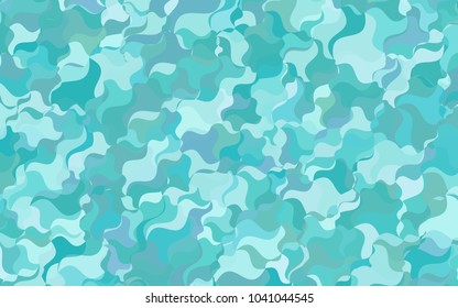 Light Blue, Yellow vector bandy pattern. Creative illustration in halftone arched style with gradient. The elegant pattern can be used as part of a brand book.