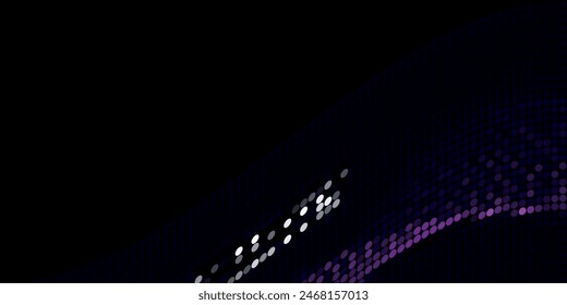Light Blue, Yellow vector banner with circles, spheres. Abstract spots. Background of Art bubbles in halftone style with colored gradient.