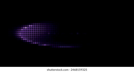 Light Blue, Yellow vector banner with circles, spheres. Abstract spots. Background of Art bubbles in halftone style with colored gradient.