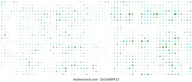 Light Blue, Yellow vector banner with circles, spheres. Abstract spots. Background of Art bubbles in halftone style with colored gradient.