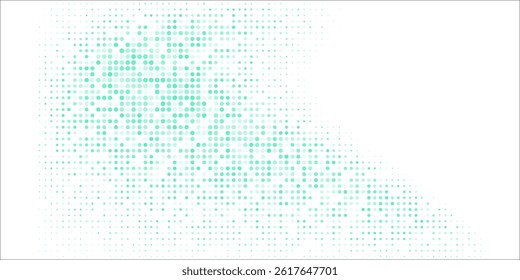 Light Blue, Yellow vector banner with circles, spheres. Abstract spots. Background of Art bubbles in halftone style with colored gradient.