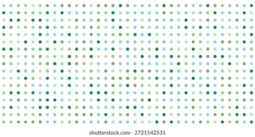 Hellblauer, gelber Vektorbanner mit Kreisen, Kugeln. Abstrakte Punkte. Hintergrund Kunstblasen im Halbtonstil mit Farbverlauf.