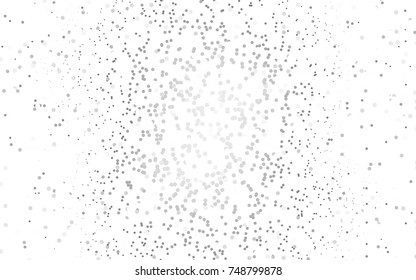 Light Blue, Yellow vector banner with circles, spheres. Abstract spots. Background of Art bubbles in halftone style with colored gradient.
