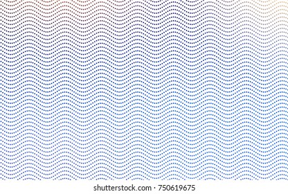 Light Blue, Yellow vector banner with circles, spheres. Abstract spots. Background of Art bubbles in halftone style with colored gradient.