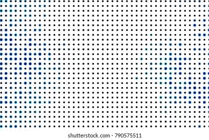Light Blue, Yellow vector banner with circles, spheres. Abstract spots. Background of Art bubbles in halftone style with colored gradient.