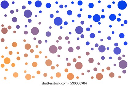 Light Blue Yellow Vector banners banners set of circles, spheres. Network design, technology science, vector illustration
