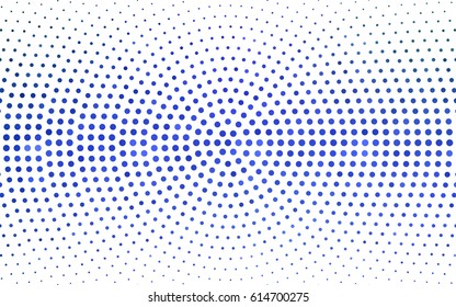 Light Blue, Yellow vector banners set of circles, spheres. Abstract spots. Art Background of bubbles in halftone style with colored gradient.