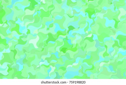 Light Blue, Yellow vector bent pattern. A completely new color illustration in a vague style. A completely new template for your business design.