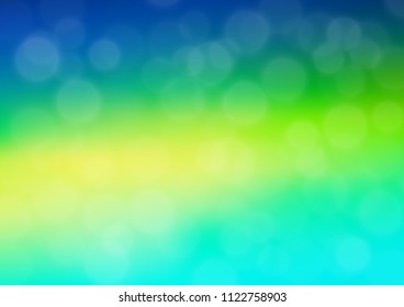 Light Blue, Yellow vector blur pattern. Colorful illustration in abstract style with gradient. A completely new design for your business.