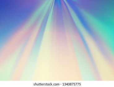 Light Blue, Yellow vector blur pattern. Modern geometrical abstract illustration with gradient. The template can be used for your brand book.