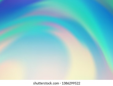 Light Blue, Yellow vector blur pattern. Colorful abstract illustration with gradient. Brand new design for your business.