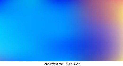 Light blue, yellow vector blur pattern. Modern elegant blur illustration with gradient. Background for web designers.