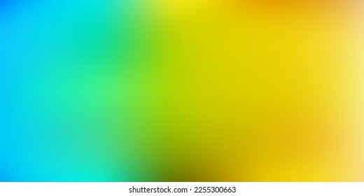 Light blue, yellow vector blur template. Abstract colorful illustration in blur style with gradient. Sample for your designs.
