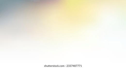 Plantilla de desenfoque vectorial amarillo, azul claro. Ilustración colorida con gradiente en estilo de medio tono. Patrón inteligente para sitios web.