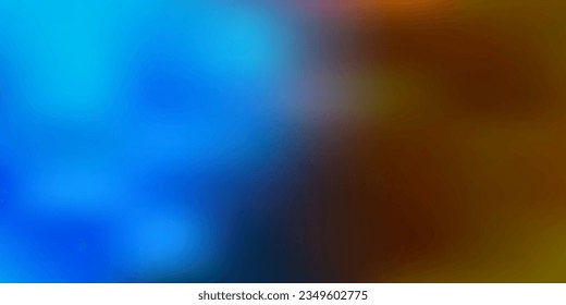 Dibujo azul claro, amarillo vectorial borroso. Ilustración abstracta colorida con gradiente difuso. Muestra para tus diseños.