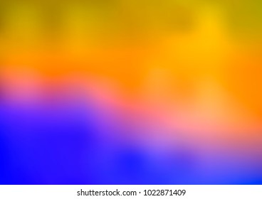 Light Blue, Yellow vector blurred bright template. An elegant bright illustration with gradient. The best blurred design for your business.