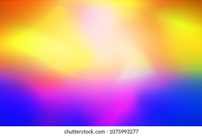 Light Blue, Yellow vector blurred shine abstract cover. Glitter abstract illustration with an elegant design. The textured pattern can be used for background.