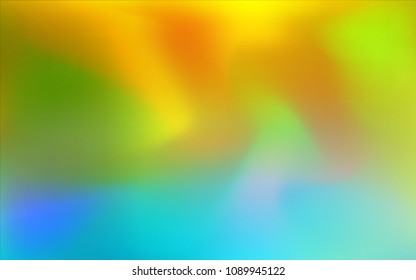 Light Blue, Yellow vector blurred shine abstract cover. A completely new color illustration in a vague style. The blurred design can be used for your web site.