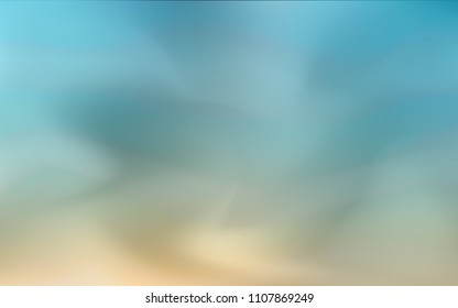 Light Blue, Yellow vector blurred bright template. Glitter abstract illustration with an elegant design. The completely new template can be used for your brand book.
