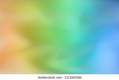 Light Blue, Yellow vector blurred template. Colorful illustration in abstract style with gradient. Brand-new design for your business.