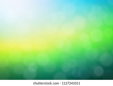Light Blue, Yellow vector blurred bright pattern. Modern geometrical abstract illustration with gradient. The blurred design can be used for your web site.