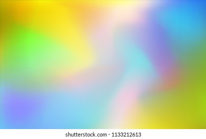 Light Blue, Yellow vector blurred bright template. Colorful illustration in abstract style with gradient. The template can be used as a background of a cell phone.