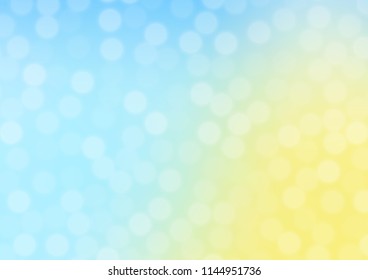 Light Blue, Yellow vector blurred bright background. Modern geometrical abstract illustration with gradient. Brand new style for your business design.