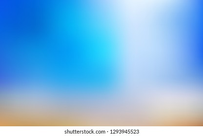 Light Blue, Yellow vector blurred background. An elegant bright illustration with gradient. Elegant background for a brand book.