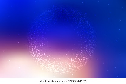 Light Blue, Yellow vector blurred shine abstract background. Shining colored illustration in smart style. Background for designs.