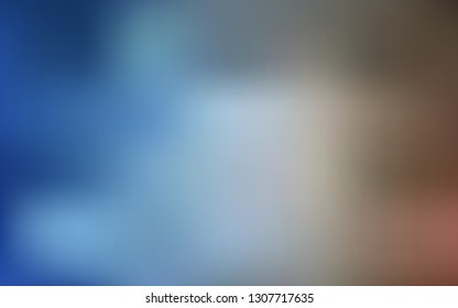 Light Blue, Yellow vector blurred template. Colorful abstract illustration with gradient. New design for your business.