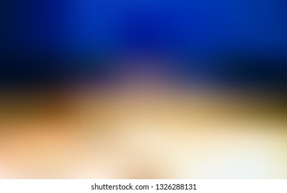 Light Blue, Yellow vector blurred shine abstract template. Colorful illustration in abstract style with gradient. New style for your business design.