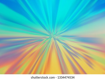 Light Blue, Yellow vector blurred shine abstract pattern. Modern geometrical abstract illustration with gradient. The background for your creative designs.