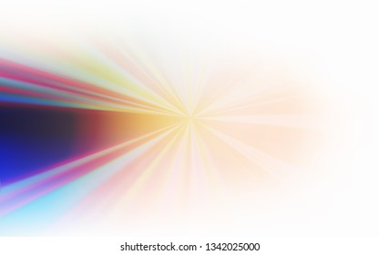 Light Blue, Yellow vector blurred shine abstract background. A completely new colored illustration in blur style. The best blurred design for your business.