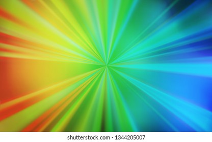 Light Blue, Yellow vector blurred bright template. Shining colored illustration in smart style. Background for designs.