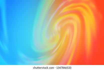 Light Blue, Yellow vector blurred shine abstract background. New colored illustration in blur style with gradient. New style design for your brand book.