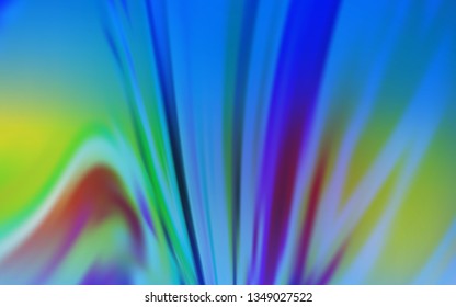Light Blue, Yellow vector blurred background. Creative illustration in halftone style with gradient. Elegant background for a brand book.