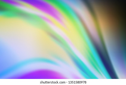 Light Blue, Yellow vector blurred bright template. New colored illustration in blur style with gradient. New design for your business.