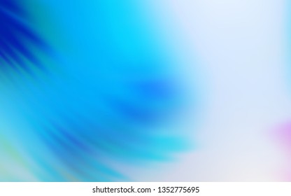 Light Blue, Yellow vector blurred shine abstract texture. A completely new colored illustration in blur style. Completely new design for your business.