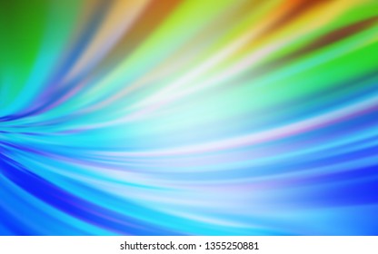 Light Blue, Yellow vector blurred shine abstract background. Modern abstract illustration with gradient. The best blurred design for your business.