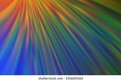 Light Blue, Yellow vector blurred shine abstract template. Abstract colorful illustration with gradient. The best blurred design for your business.