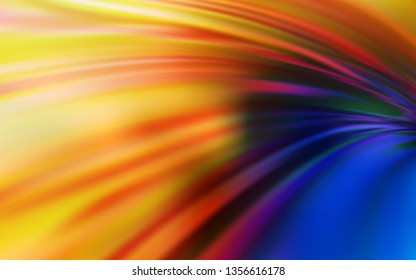 Light Blue, Yellow vector blurred bright template. An elegant bright illustration with gradient. New way of your design.