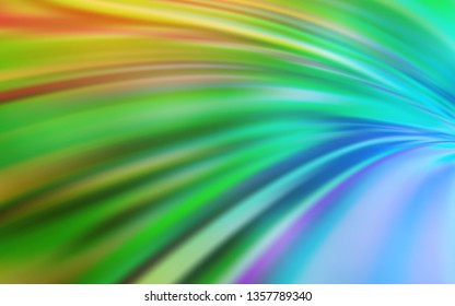 Light Blue, Yellow vector blurred bright pattern. Glitter abstract illustration with gradient design. New style for your business design.