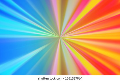 Light Blue, Yellow vector blurred shine abstract background. Shining colored illustration in smart style. Completely new design for your business.