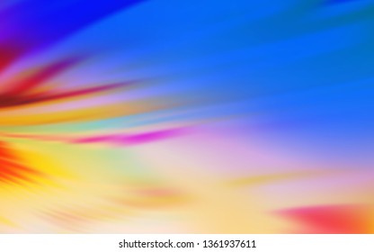 Light Blue, Yellow vector blurred pattern. Glitter abstract illustration with gradient design. New style design for your brand book.