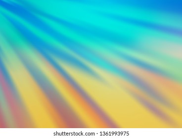 Light Blue, Yellow vector blurred background. Shining colorful illustration in a Brand new style. A completely new template for your design.