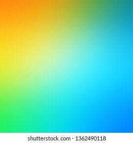 Light Blue, Yellow vector blurred background. Colorful illustration in abstract style with gradient. Base for your app design.