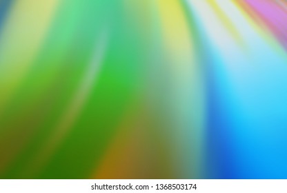 Light Blue, Yellow vector blurred bright template. Creative illustration in halftone style with gradient. New way of your design.