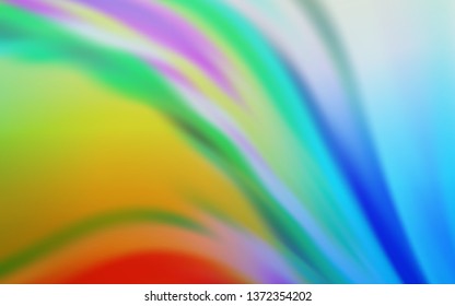 Light Blue, Yellow vector blurred bright template. New colored illustration in blur style with gradient. New style for your business design.